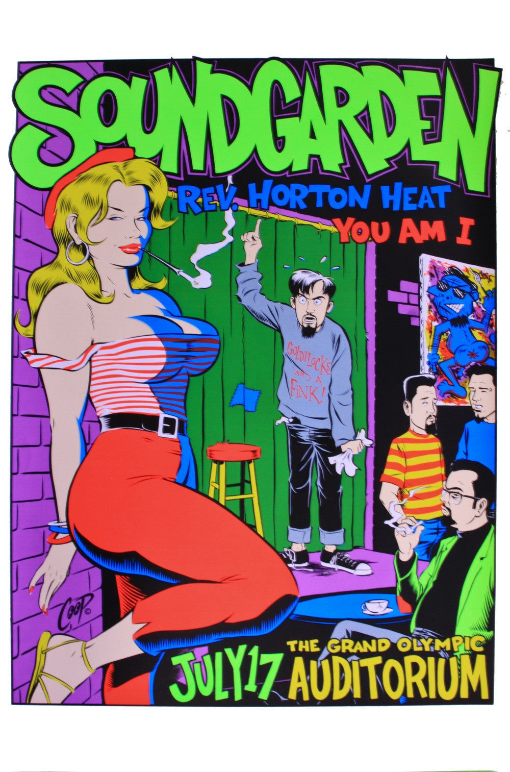 Coop - 1994 - Soundgarden Concert Poster (Artist Proof)