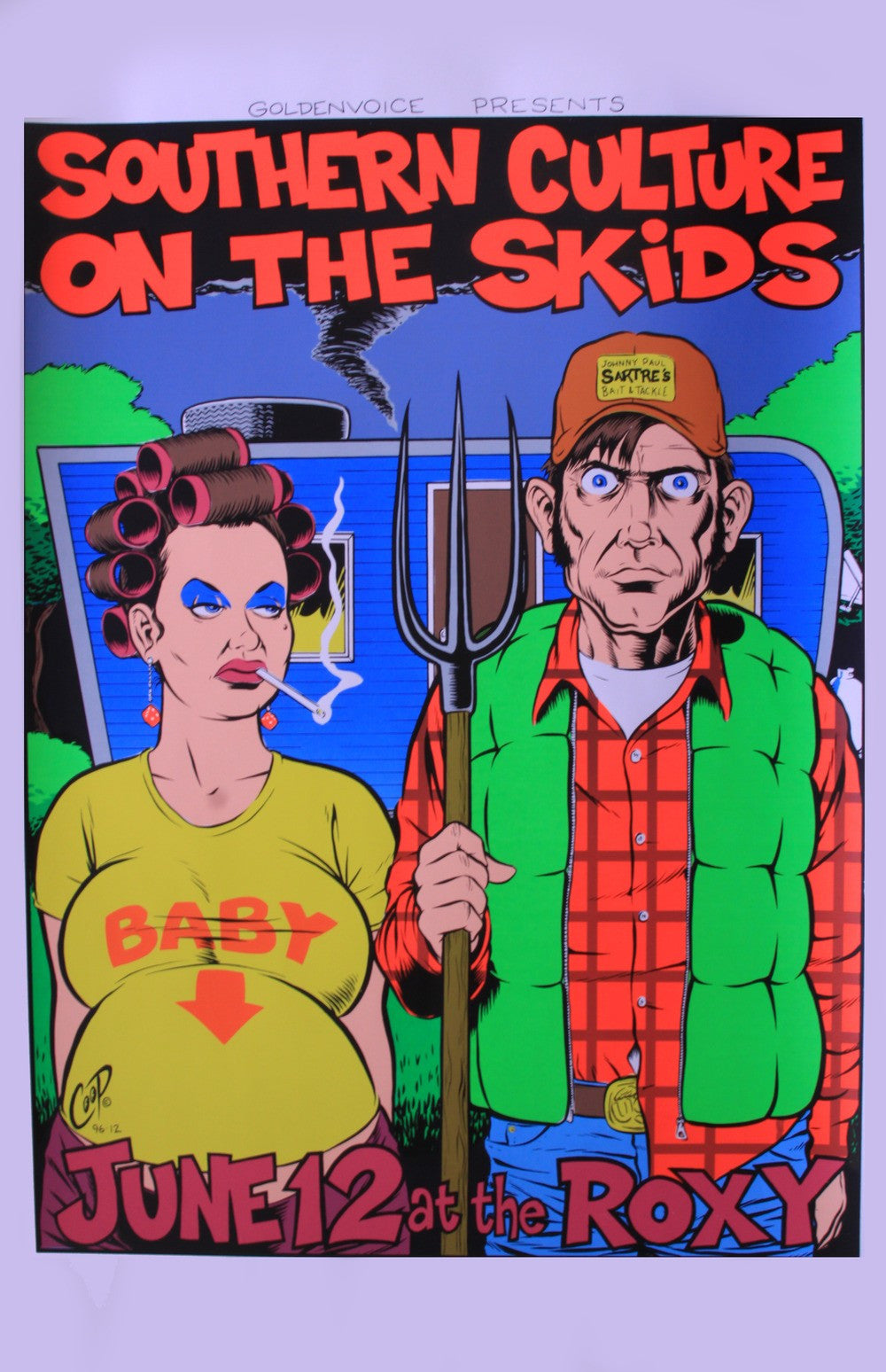 Coop - 1996 - Southern Culture On the Skids Concert Poster