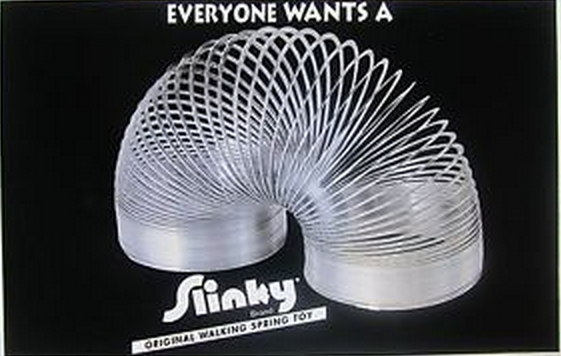 Felt Black Light Poster - 1996 - Slinky