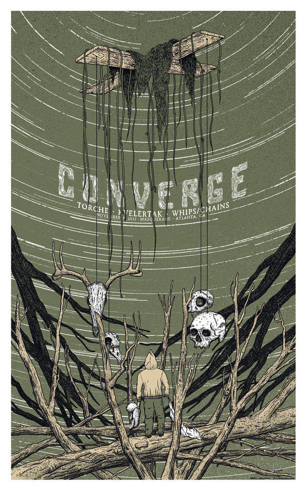 Neal Williams - 2012 Converge - Atlanta Concert Poster