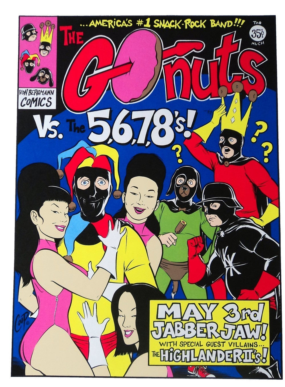 Coop - 1995 - Go-Nuts Concert Poster