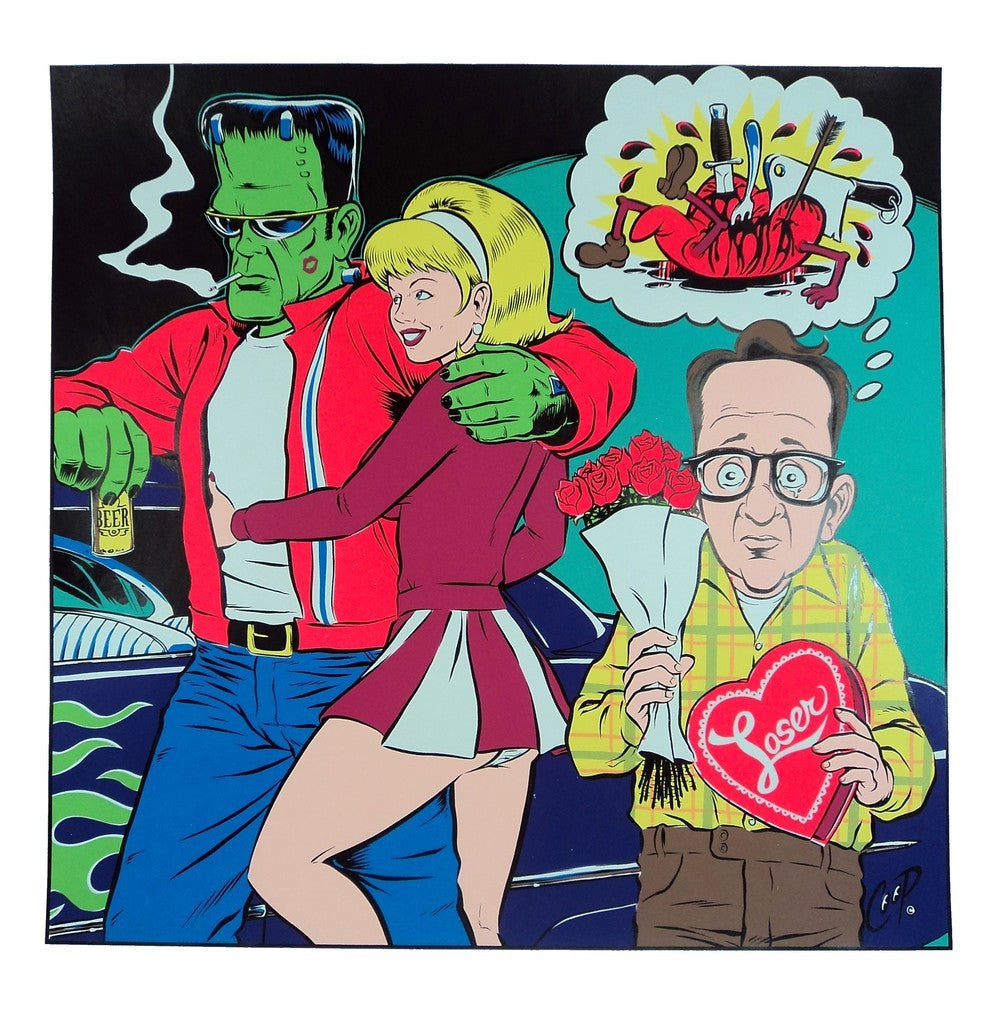Coop - 1995 - Frankenstein vs Loser Art Print