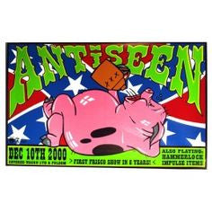 Frank Kozik - 2000 - Antiseen Concert Poster