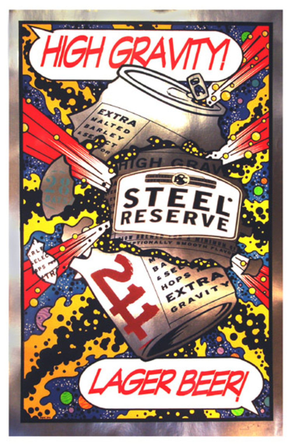 Frank Kozik - 1993 - Steel Reserve Poster