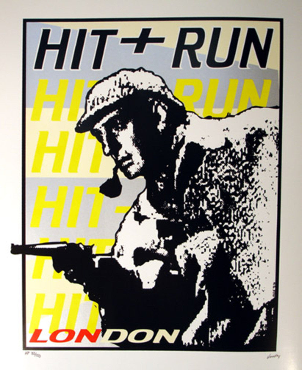 Frank Kozik - 1998 - Hit and Run Clothing Poster