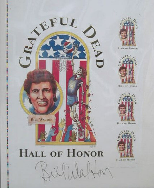 A/P Dead Hall of Honor - Bill Walton Poster