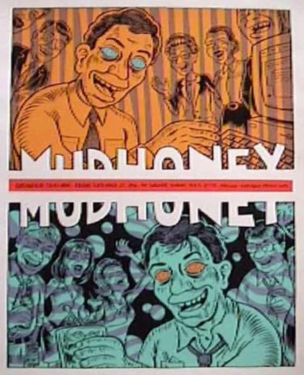 Ward Sutton - 1996 - Mudhoney Concert Poster