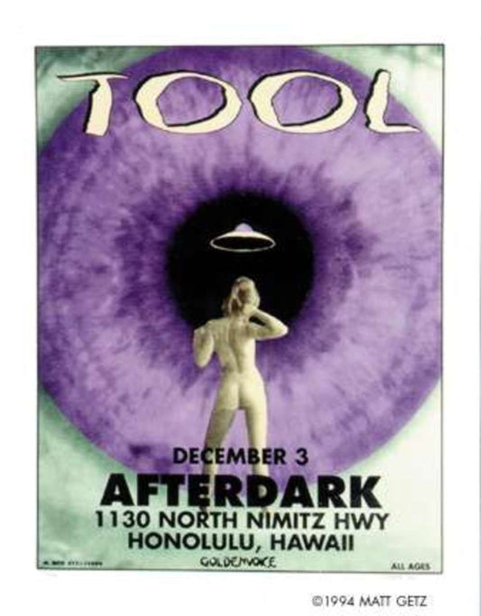 Matt Getz - 1994 - Tool (After Dark) Concert Poster