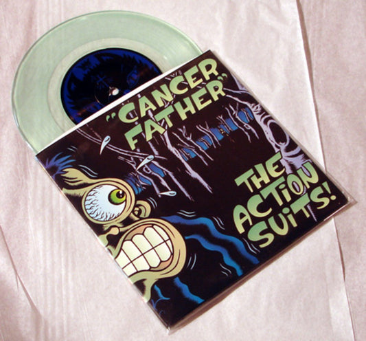Action Suits "Cancer Father" 1996 Colored Vinyl Art By Kozik