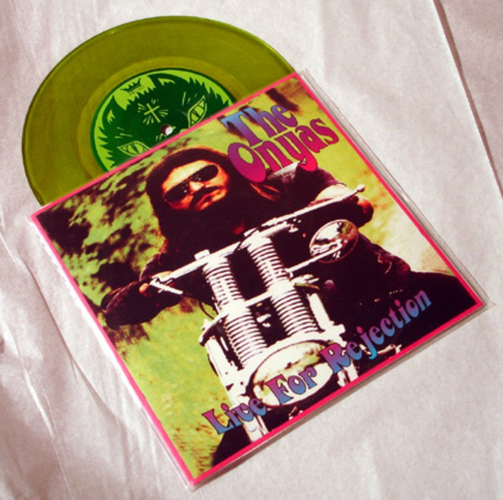 The Onyas "Live for Rejection" 1996 Colored Vinyl Art By Kozik