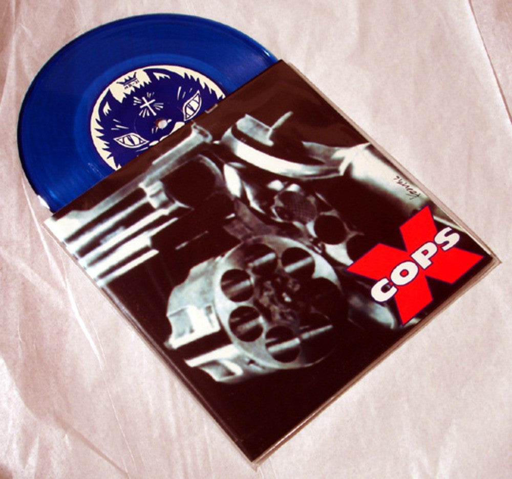 X-Cops "Beat You Down" 1996 Colored Vinyl Art By Kozik