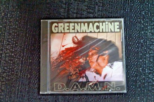Greenmachine "D.A.M.N" 1998 CD Art By Kozik