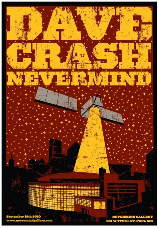 MC - 2010 - Dave Crash Nevermind Exhibition Poster
