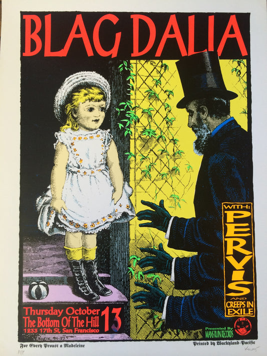 Kozik - 1994 - Blag Dahlia Concert Poster