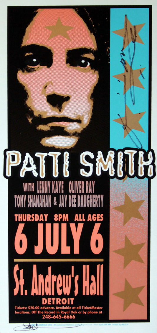 Mark Arminski - 2000 - Patti Smith Concert Poster