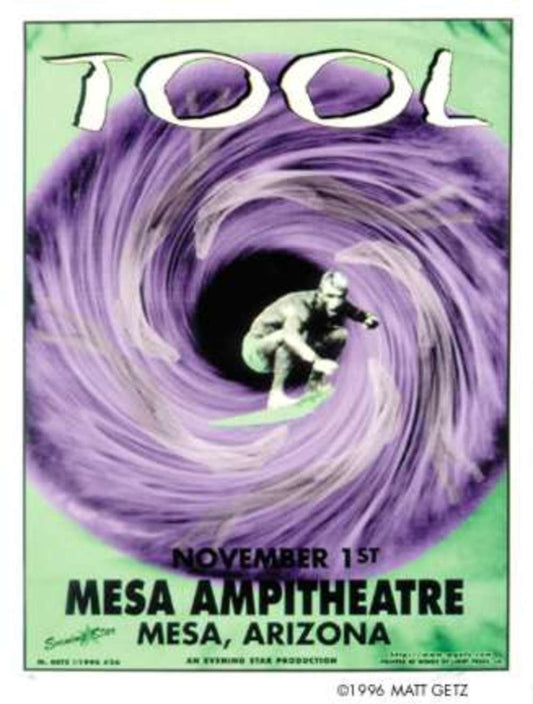 Matt Getz - 1996 - Tool (Mesa) Concert Poster