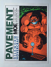 Justin Hampton - 1995 - Pavement Concert Poster