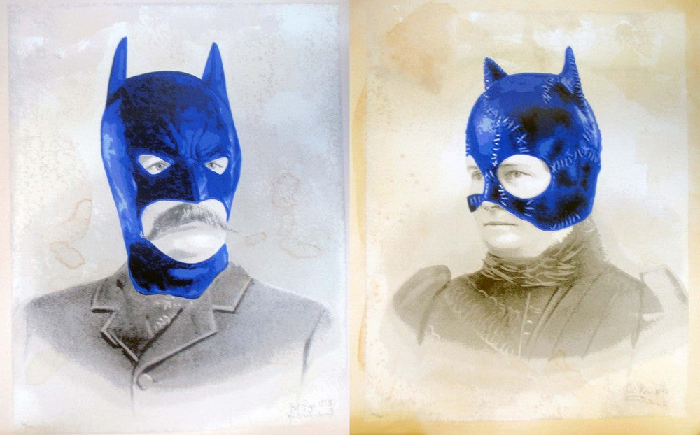 Mr. Brainwash - Bat Papi and Cat Nana - 2008 - Print Set