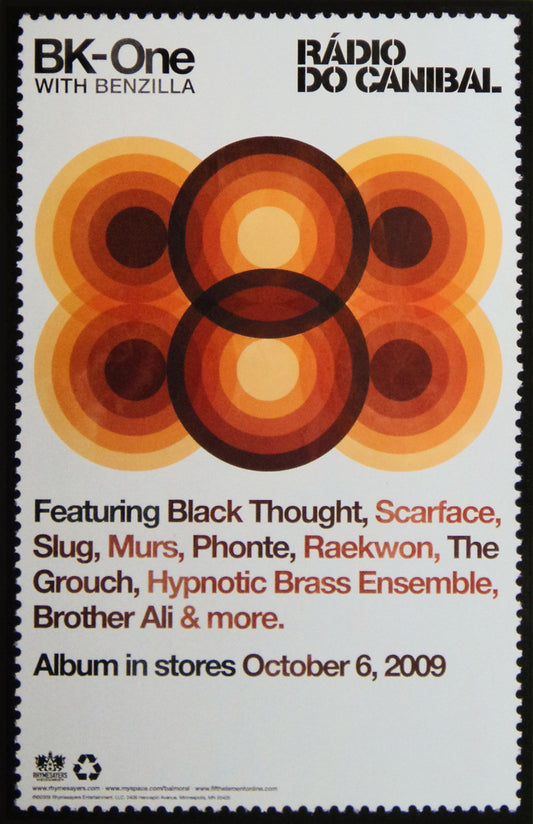 BK ONE- 2009 - Radio Do Canibal - Promo Poster