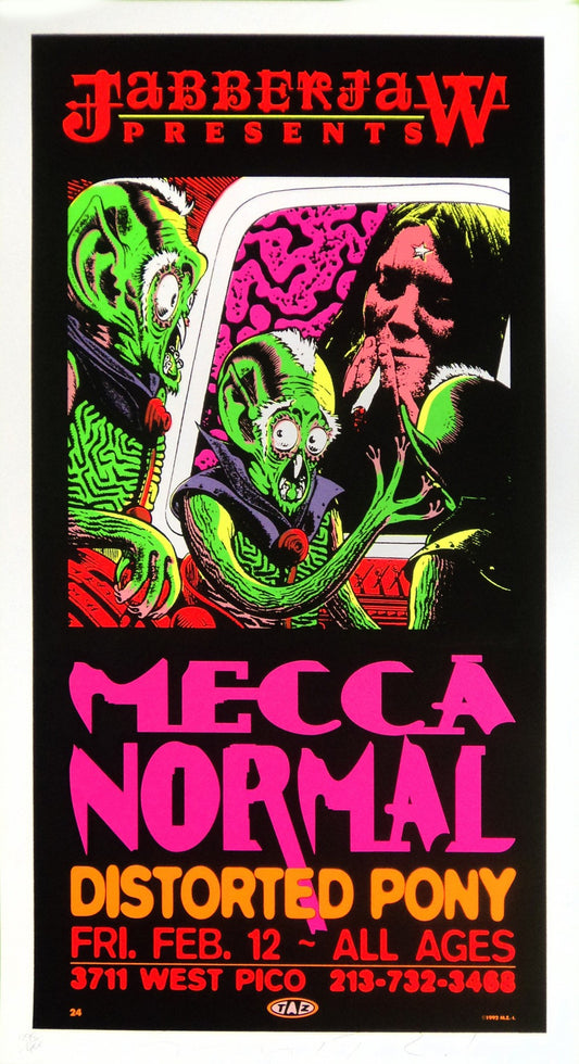 TAZ - 1992 - Mecca Normal Concert Poster