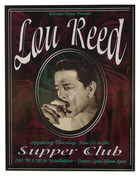 Lynne Porterfield - 1997 - Lou Reed Concert Poster