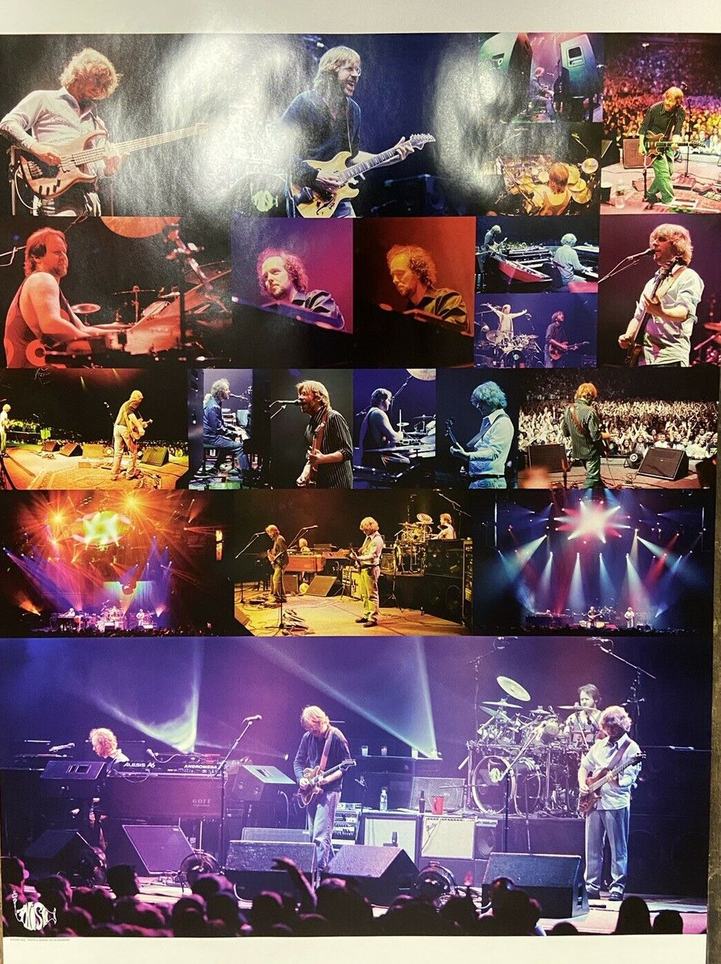 Jay Blakesberg - 2003 - Phish Live Vegas Collage Poster