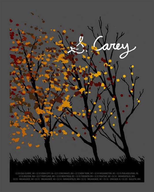 Mark Forsman - 2010 - S. Carey Concert Poster
