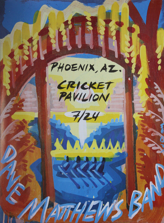 Steve Keene - 2003 - Dave Matthews Band Arizona Concert Poster