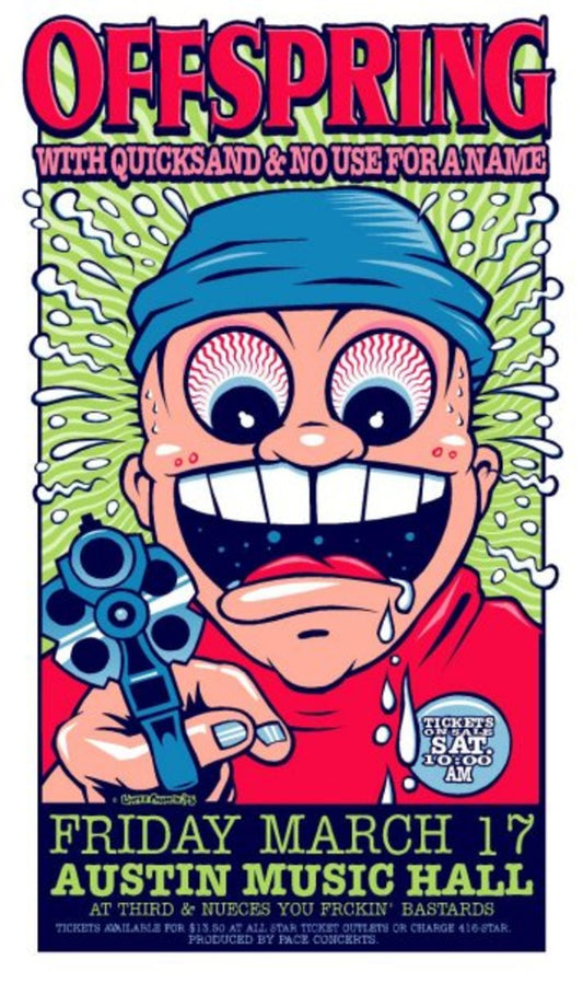 Uncle Charlie - 1996 - Offspring Concert Poster